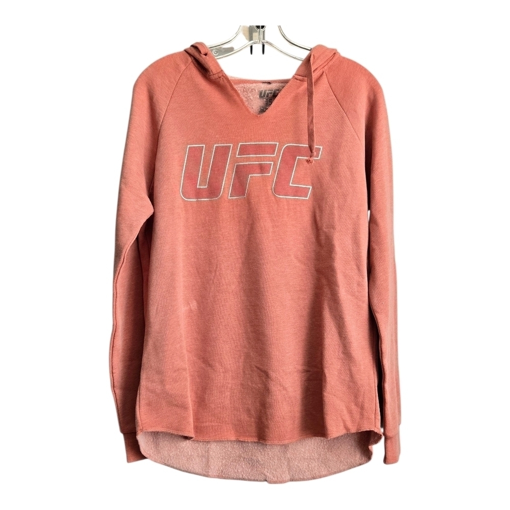 UFC Pink Hoodie Sweatshirt, SMALL